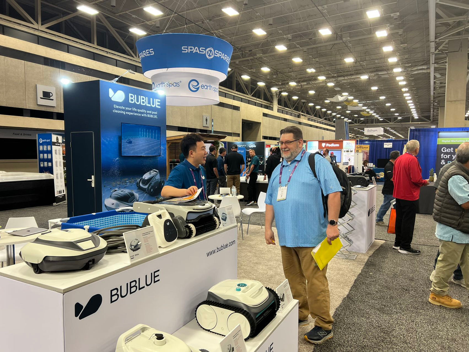 Bublue Shines at the International Pool | Spa | Patio Expo™ in Dallas